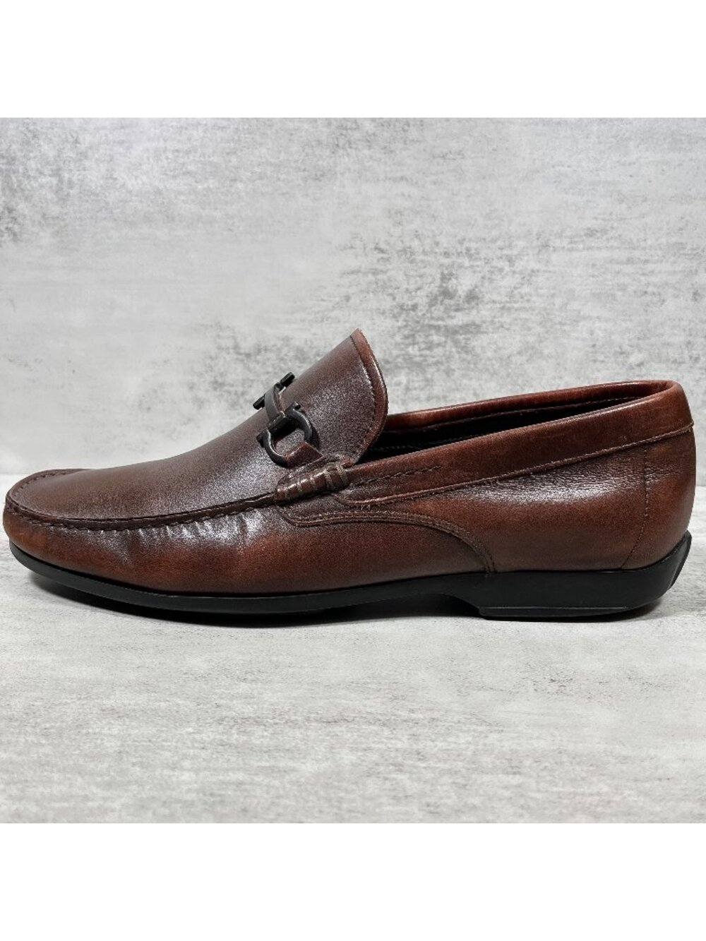 Salvatore Ferragamo Gancini Bit Driving Loafers - Men's Size UK 8 / US 9 EE Wide